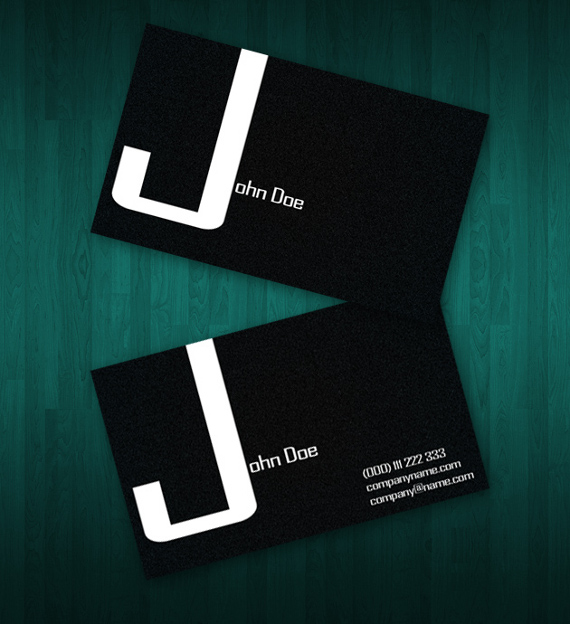 Dark Business Cards