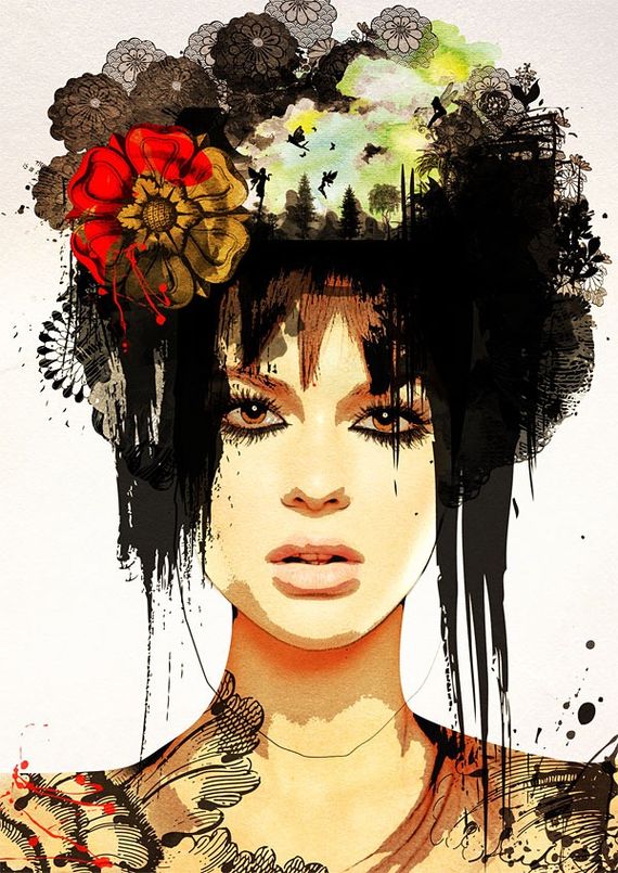 stylish surreal portrait photoshop tutorial