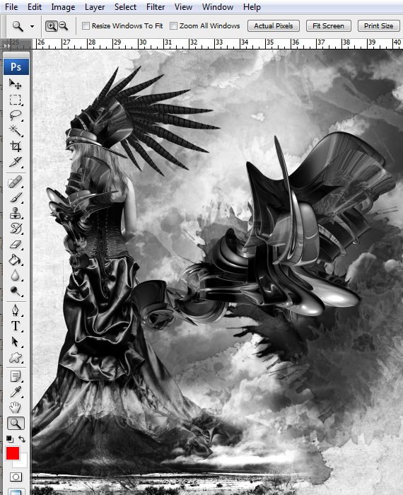 Wallpaper Design in Photoshop step 32