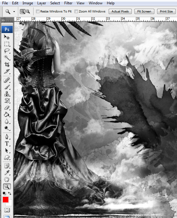 Wallpaper Design in Photoshop step 33