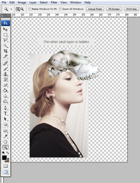 How to Create a Conceptual Headdress in Photoshop Step 7