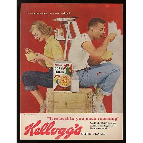 1960 Kellogg's cornflakes ad