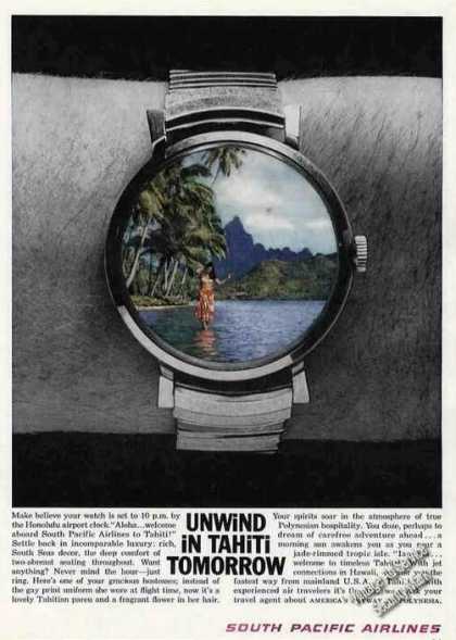 South Pacific Airlines Print Ad
