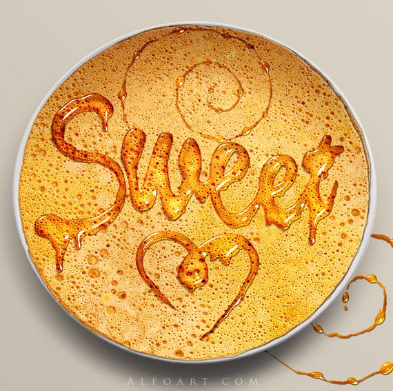 leaking_honey_effect_photoshop tutorial