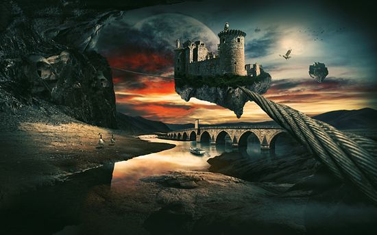 Landscape Using Photo Manipulation