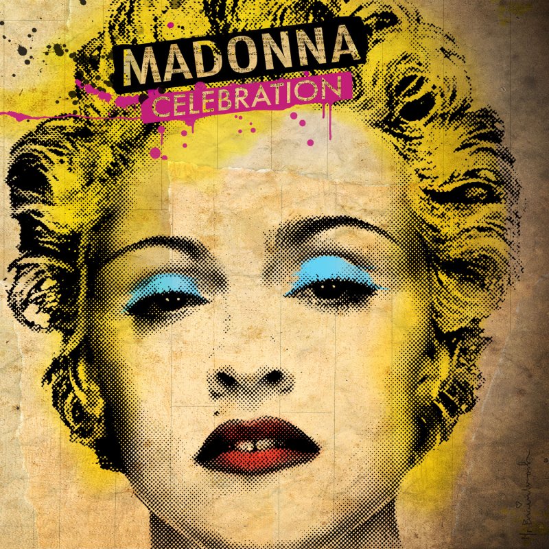 Madonna Celebration CD Cover Madonna Celebration Album design