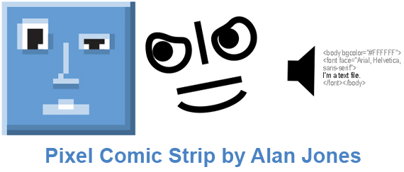 Pixel Comic Strip -1