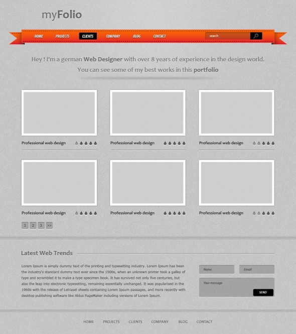 create-grunge-portfolio-layout