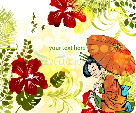 1018-colorful floral background