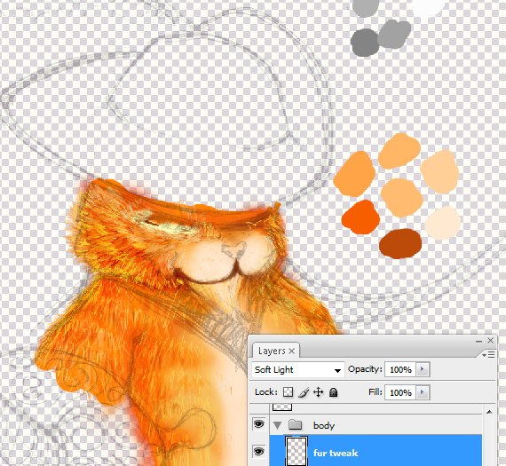 create a Puss in Boots movie poster step 12