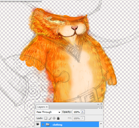 create a Puss in Boots movie poster step 14