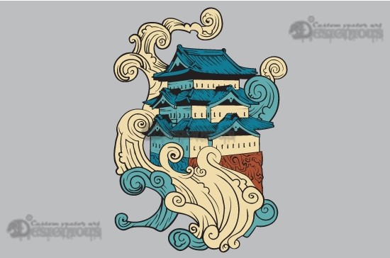 2-japanese-vector-temple