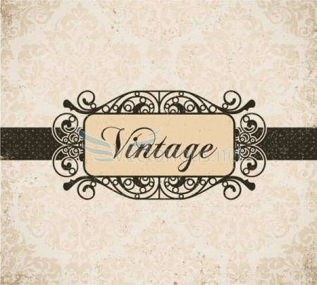 3166-vintage invitation