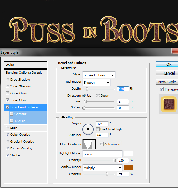 create a Puss in Boots movie poster step 37.1