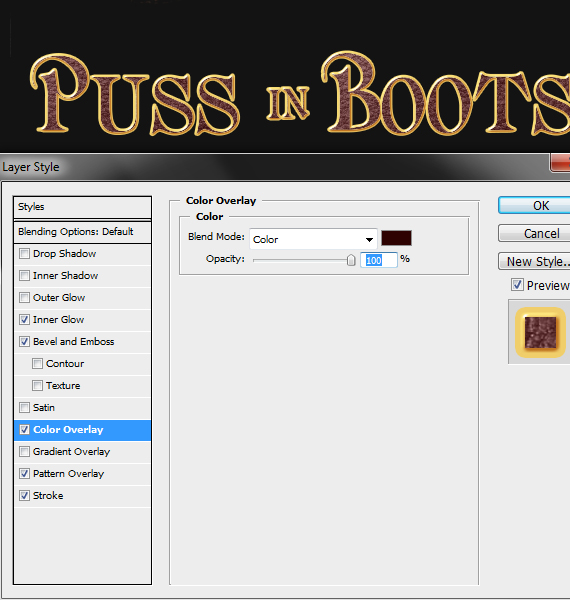 create a Puss in Boots movie poster step 37.2
