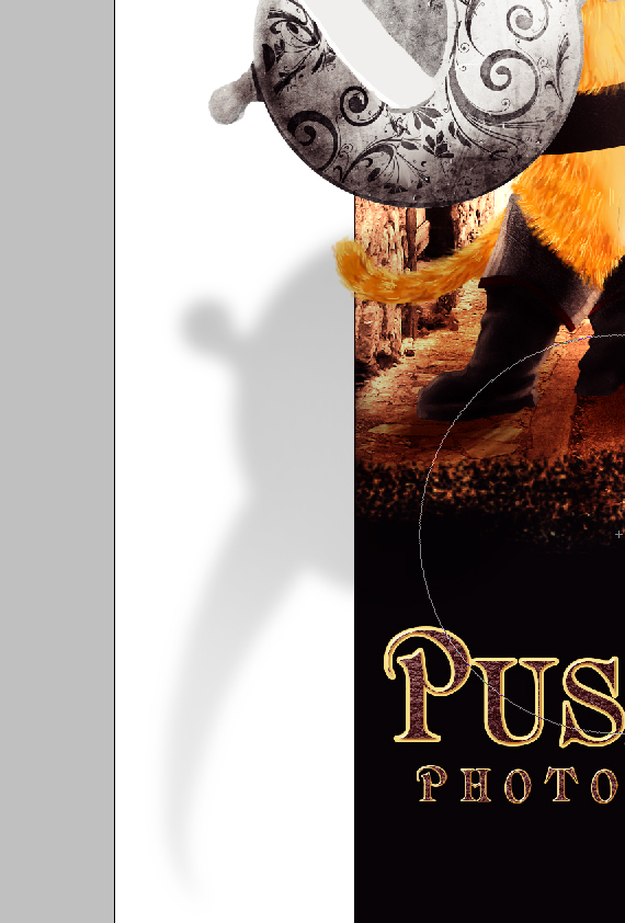 create a Puss in Boots movie poster step 41