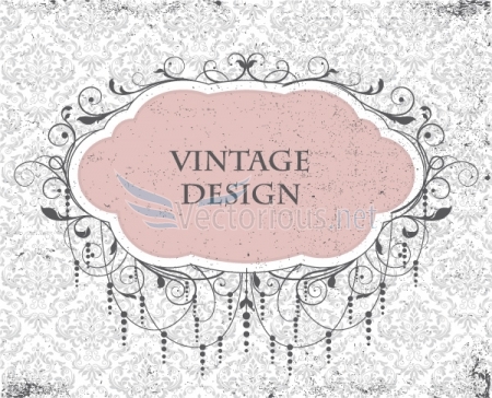 4705-vintage invitation