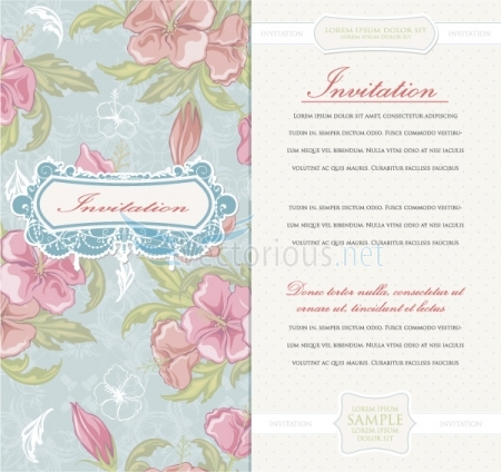 4726-vintage invitation
