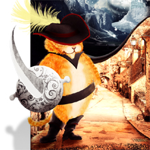 Design Process: How to create a Puss in Boots movie poster in Photoshop