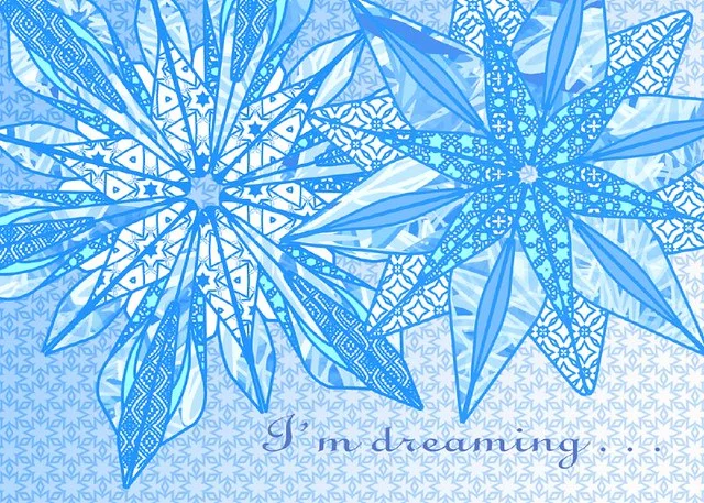 illustration-with-snowflake snowflake vector