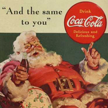 Get a Taste of Christmas with some Vintage Advertising Designs
