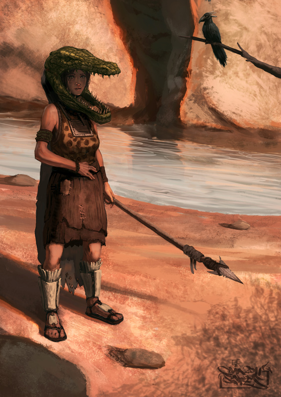 TribalCrocHunter_PS tutorial