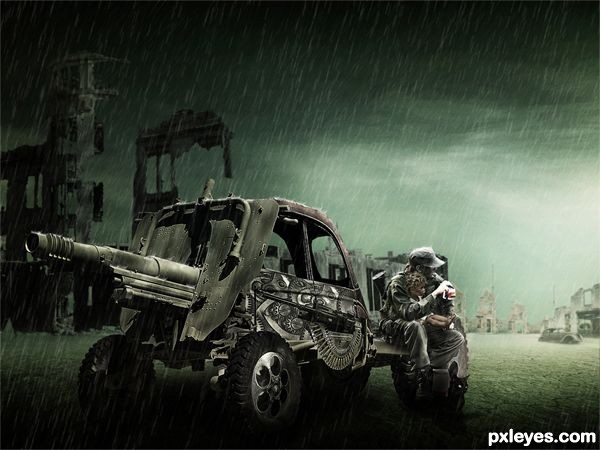 post-war-scene-photo-manipulation-ps-tutorial post-war-scene-photo-manipulation-ps-tutorial