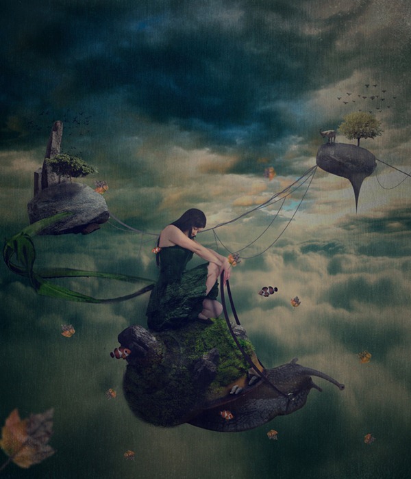 surreal photo manipulation with snail ps tutorial