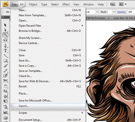 how to convert EPS file into PSD