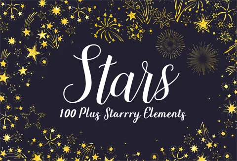 Starry Night Elements bundle