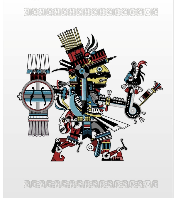 Aztec art style example
