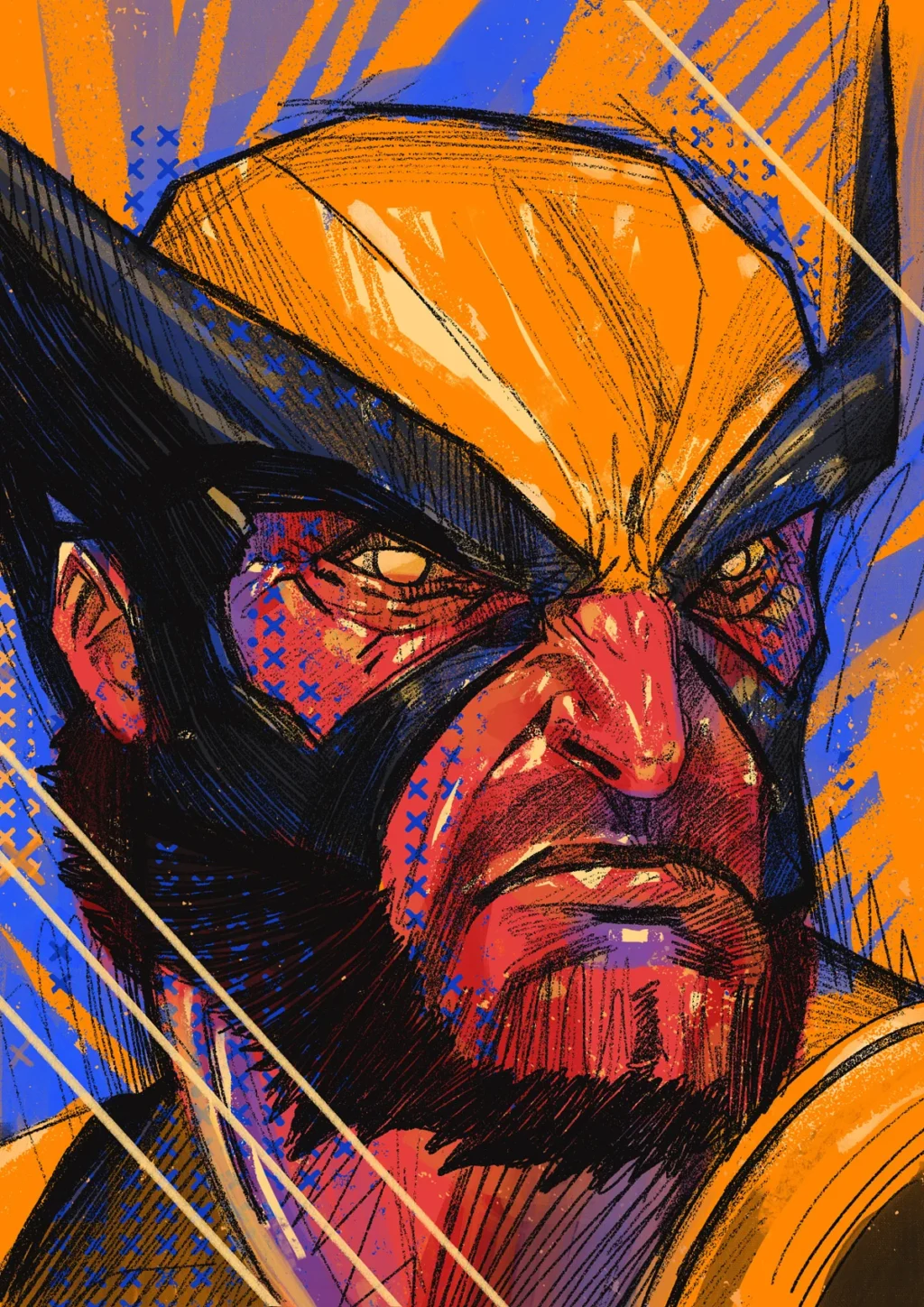 Wolverine illustration