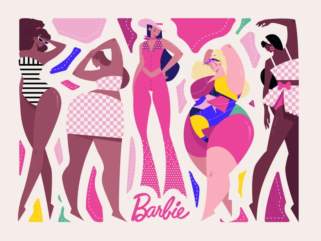 Barbie art 
