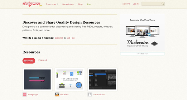 download free psd templates - Design Moo