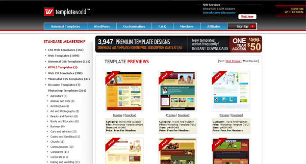 download free psd templates - Template world