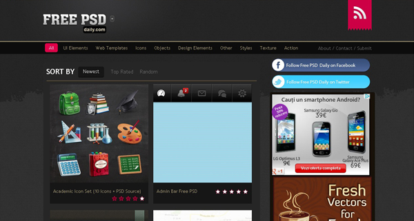download free psd templates - Free PSD Daily