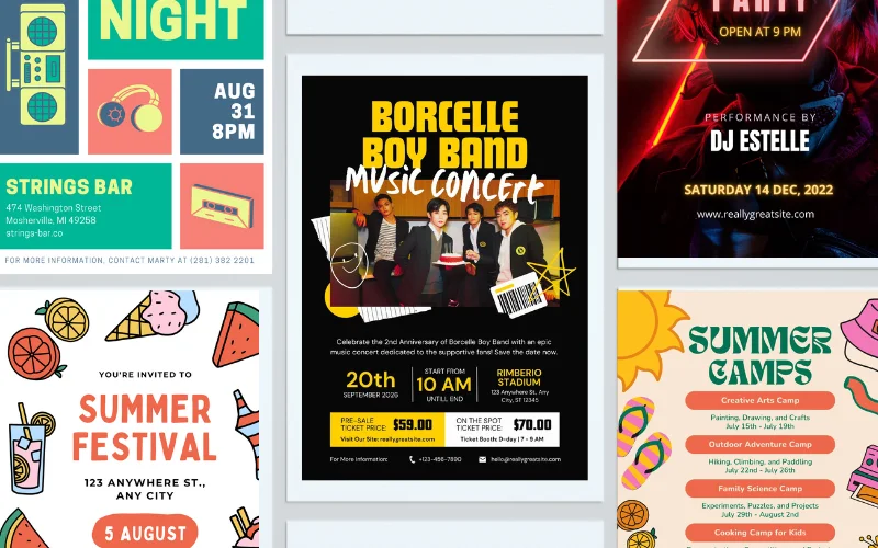Design Inspiration: 10 Awesome Free Event Flyer Templates