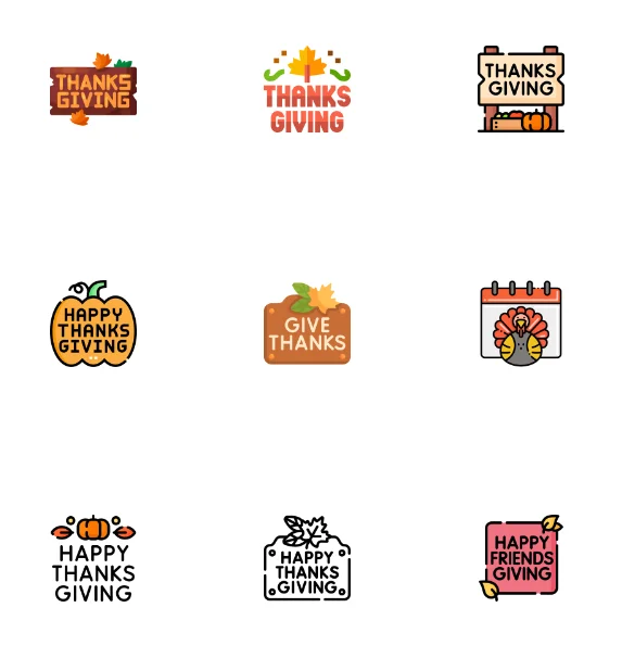 free thanksgiving graphics - icons