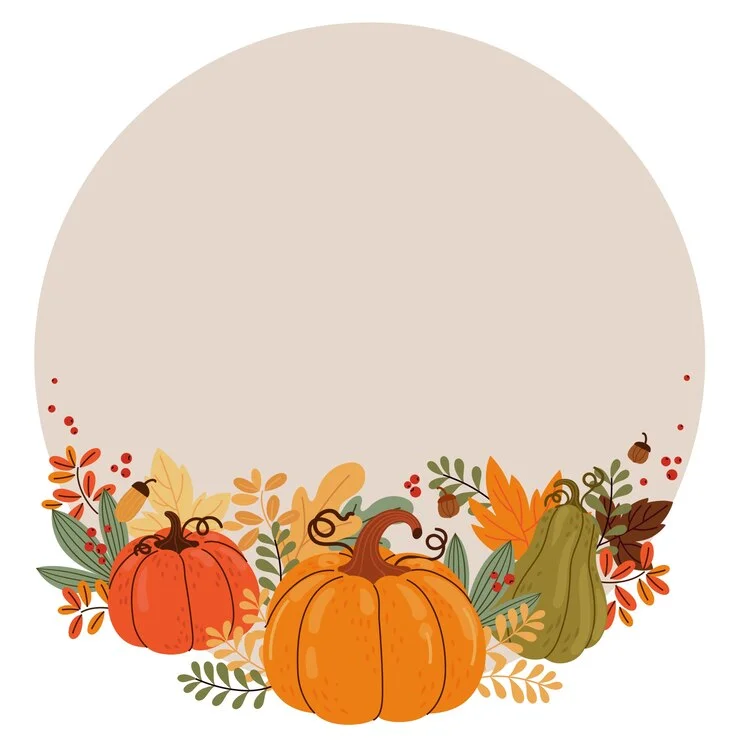 graphic with pumpkins