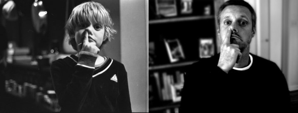 photo of a boy sticking a finger in his nose reenacted