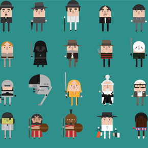 Pier Paolo’s Cinematics – Animated Illustrations from Classic Films