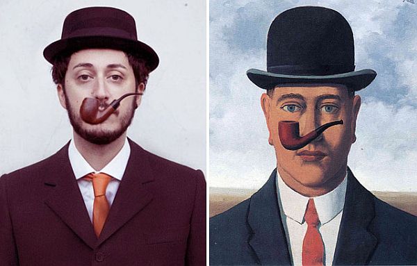 design inspiration - René Magritte's La bonne foi in Atmospheric Photography