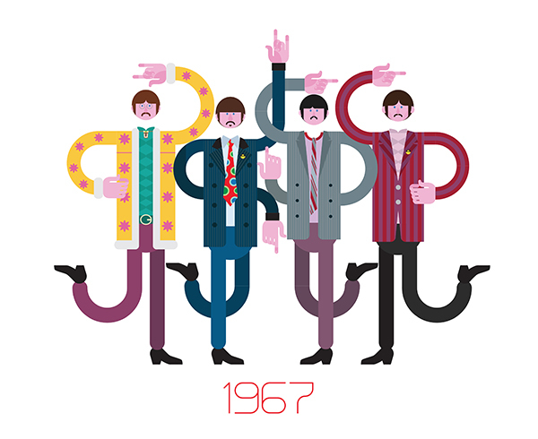Memorable-Beatles-Inspired-Illustrations-by-Danilo-Agutoli-11