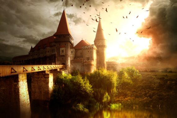 Castle Matte Painting