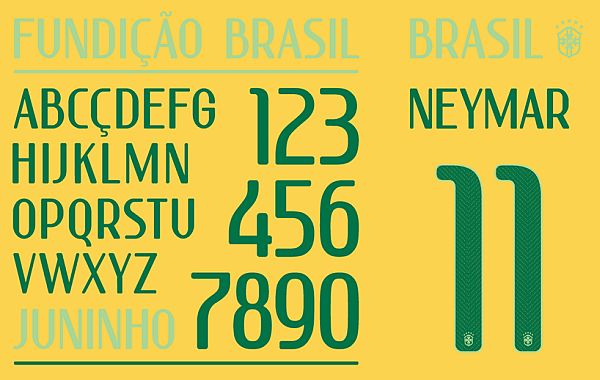 World Cup 2014 Fonts by Nike