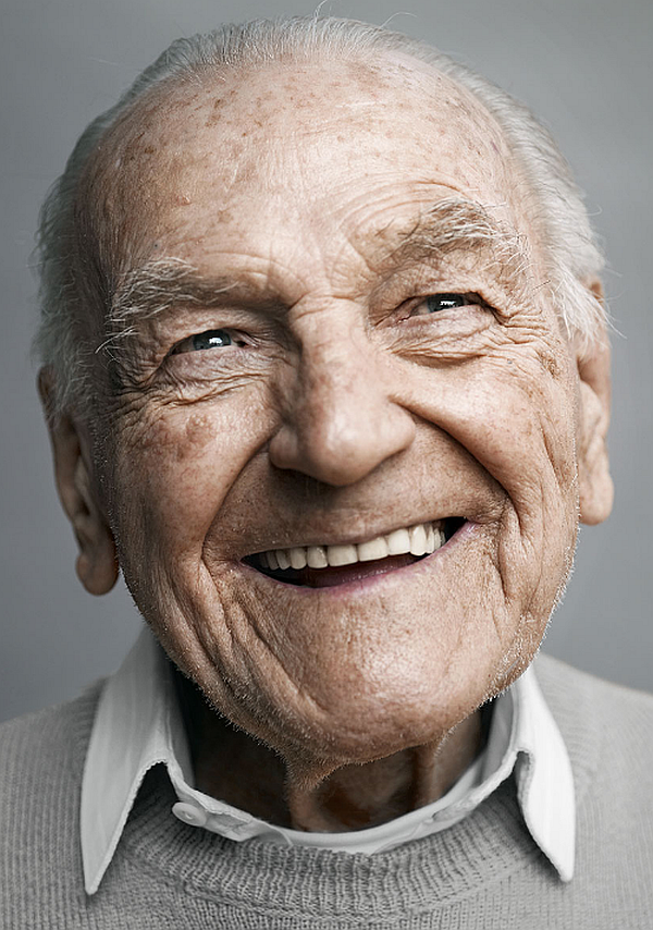 Happy at 100: Emotive Portraits of Centenarians
