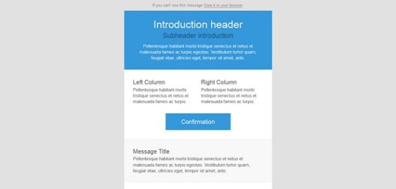 simple responsive email template - Respmail Template
