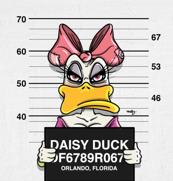 Dark Illustrations of Disney Characters