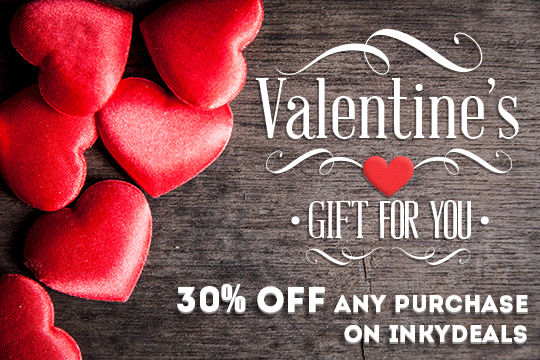 Valentine’s Gift for you from Inky Deals