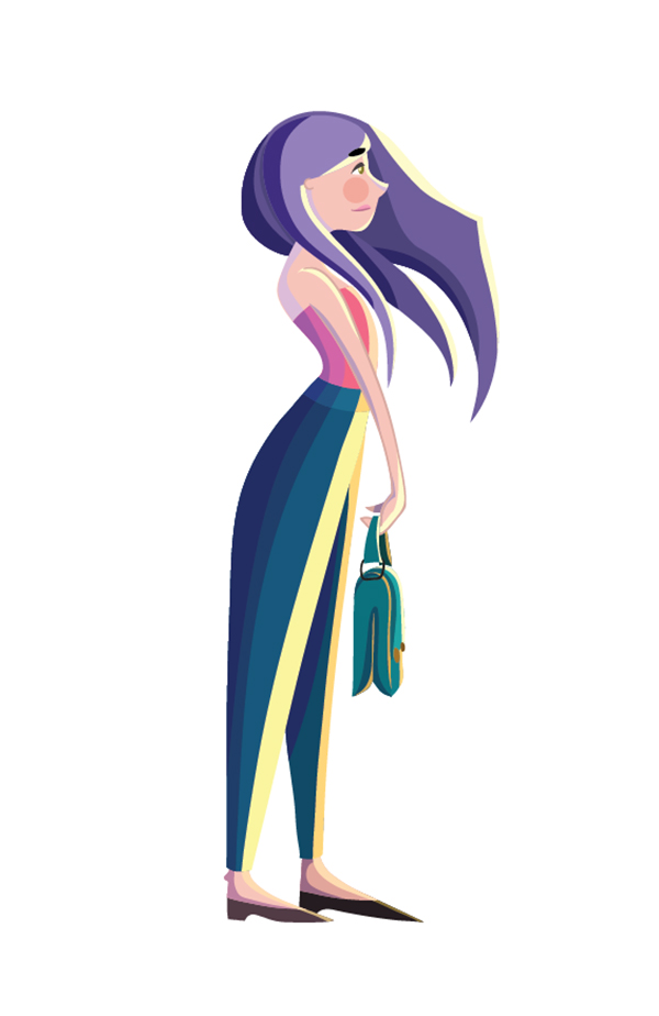 2d character design in illustrator
